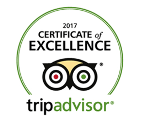 Tripadvisor Cert of Excellence2017